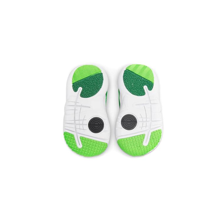 Nike Flex Advance Slip Resistant, Abrasion Resistant, Breathable Low top Running Shoes Black Green Infant And Toddler CZ0188-004