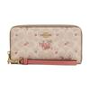 New Zip Around Coated Canvas Wallet Small Women's Beige CAO88-IMSAS
