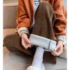 Autumn WInter Women's Corduroy High Waist Thickened Velvet Loose Casual Pants Women Plush Wide Leg Pants