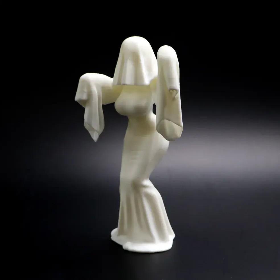 Halloween Creative Ghost Lady Desktop Decor Miniature Model Ornament
