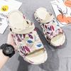 fashion Men Thick Platform Slippers Fashion Beach Sandals Man Slipper Anti-Slip Sandals Flip Flops Male Casual Indoor Dual-purpose Shoes
