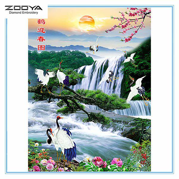 

ЗООЯ DIY 3D Алмазная картина Пейзаж Вышивка Крестом Ремесло Стежок Домашний декор