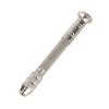 Silver Color Hand Twist Drill With 10 HHS Drill Bits Drilling Tool for PCB Watch Repair