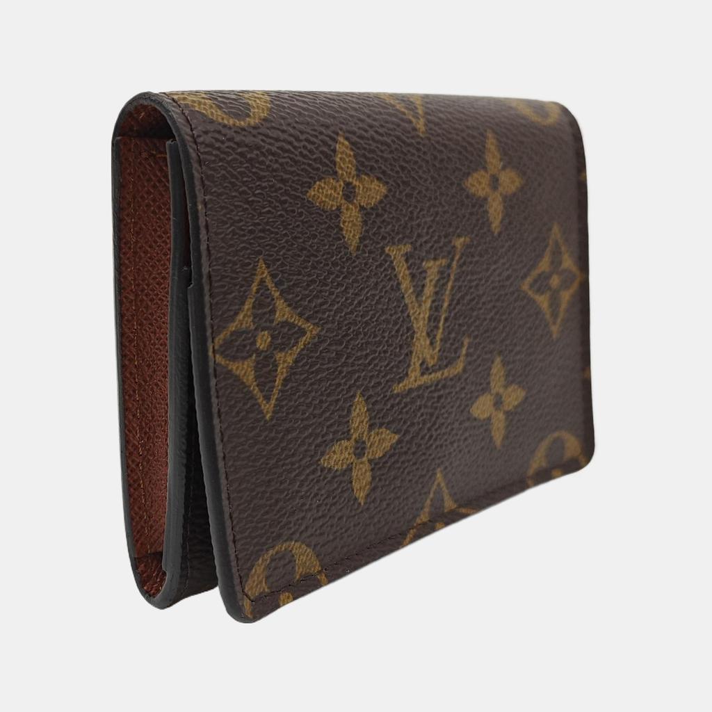 [Pre-Owned] Louis Vuitton Envelope Business Card Holder 'Brown Monogram Canvas' - Very Good #1U27UG5