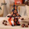 Flauschiger Langhaar-Bart-Gnom Halloween-Gnome Plüsch Handgemachte Dekoration Zwerg Elf Ornamente zur Dekoration Etagere Heimtischdekoration