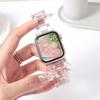 Laser Transparent Acrylic Strap for Apple Watch Band 42mm 46 41 38 45 44 49 40mm Women Bracelet for iWatch Series 10 9 8 7 6 5