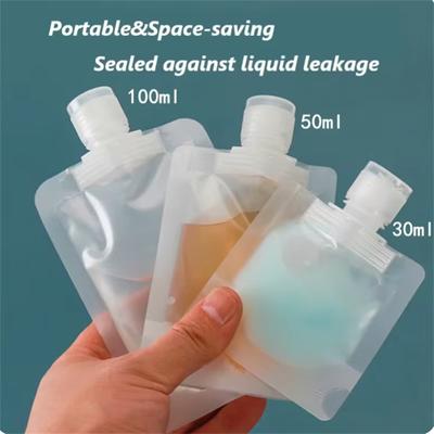 Prázdná podbalovací taška Skladovací láhev Plnitelná Přenosná 30/50/100ml Nádoba 1ks Cestovní láhev Lotion Kosmetika Jemné šperky