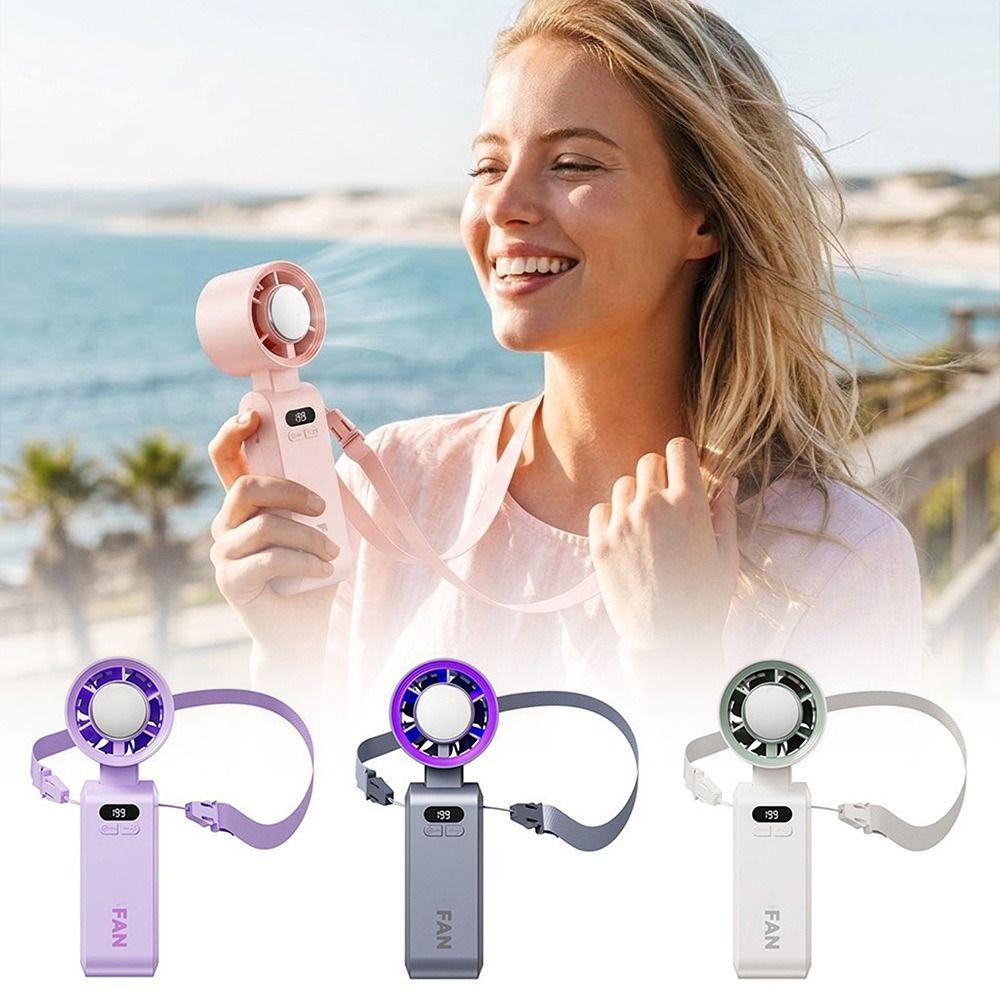 Portable Mini Ice-cold Compress Fan Foldable High-power Fan Gifts Cooling Fan