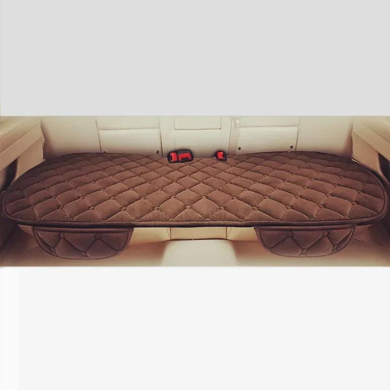 Universal Warm Plush Car Seat Covers Autumn Winter Cushion Protector for Sedan Hatchback SUV - Soft Comfortable Seat Mats