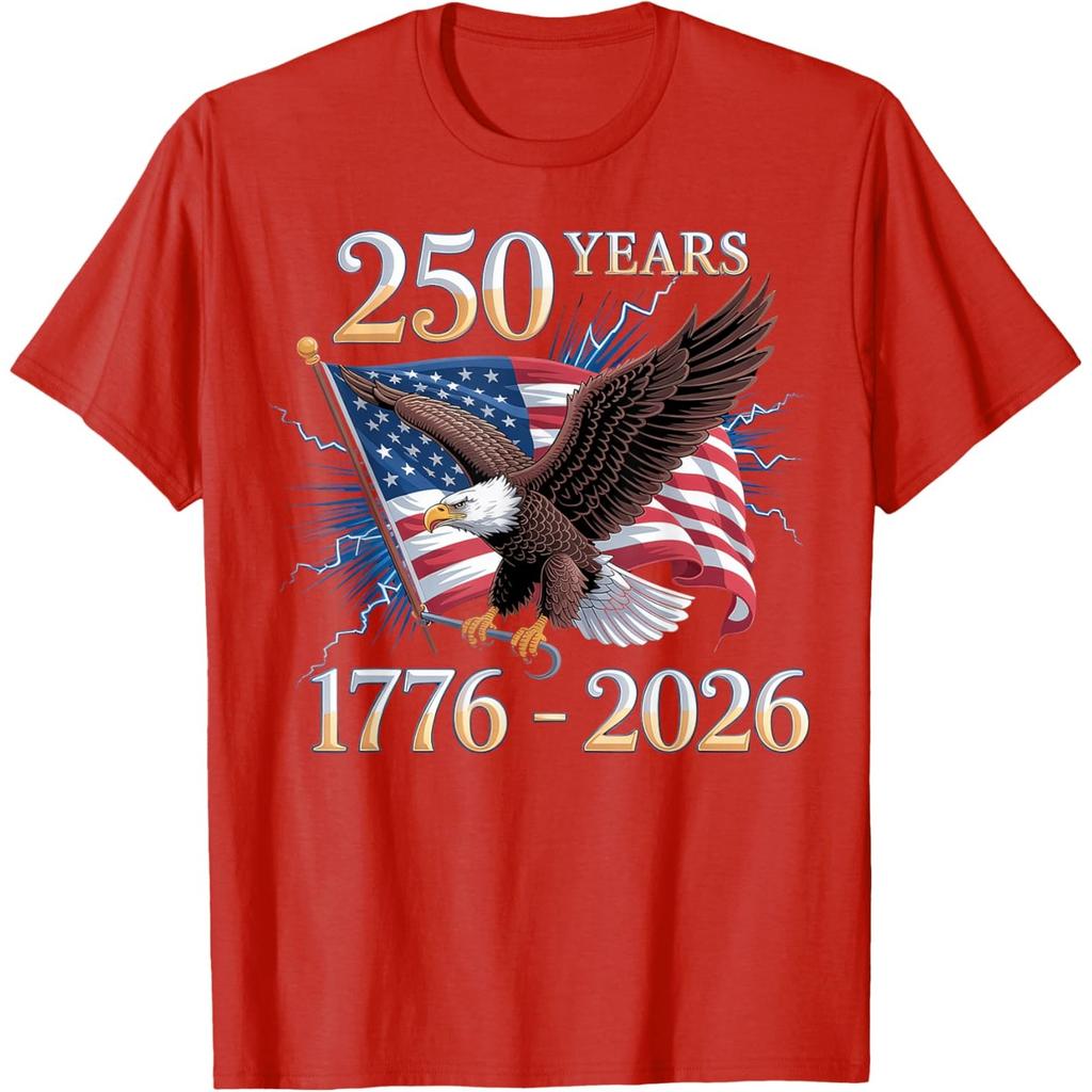 Orel a vlajka 250 let 1776-2026 250. narozeniny tričko