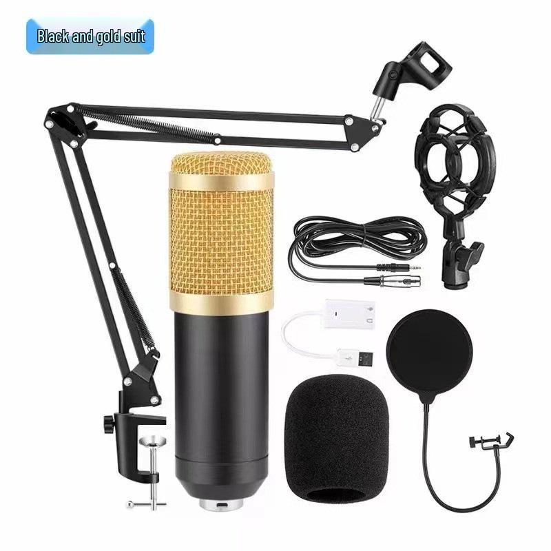 BM800 USB Microphone & Sound Card Set for Podcast Recording & Live Broadcasts