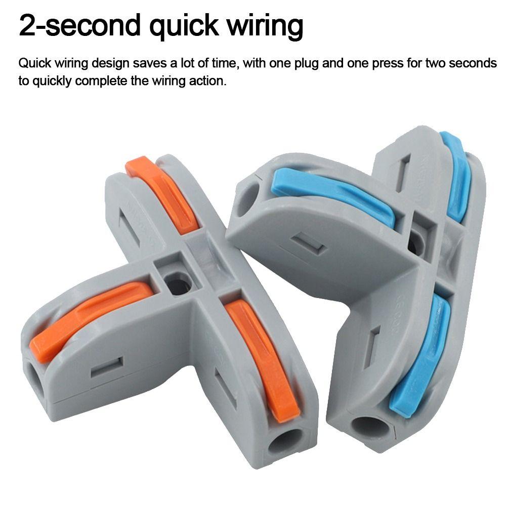 Universal Compact Quick Terminal Block T Type Compact Splice Electrical Connectors  Electrical