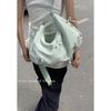 Korean Backpack Bag Women's 2025 New Fashion Mint Green Tote Bag Large Capacity Underarm Bag One Piece Drop Shipping