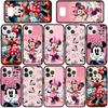 Handyhülle für Samsung Galaxy S25 S24 S23 iPhone 16 15 Xiaomi Redmi Note 14 13 12 16E X 8 11 Pro Max OPPO Moto Huawei A05 A16 Anime Minnie Maus Hülle