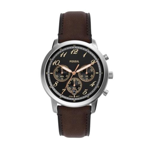 Fossil Neutra Watch FS6024 Men's Brown, Officially Imported