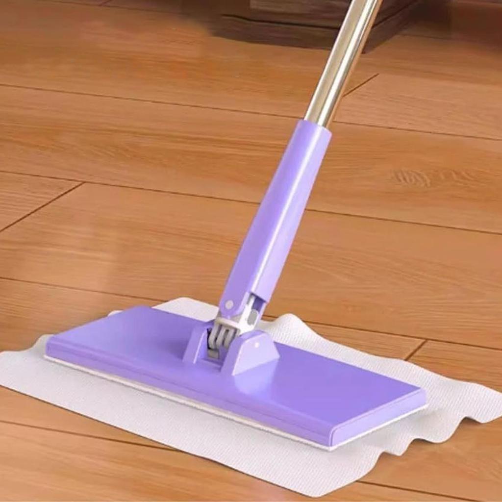 Hands-Free Small Mop Wet and Dry Use 360 Rotation Dust Remover Paper Towel Mop Home Cleaning Tools Cleaning Mops