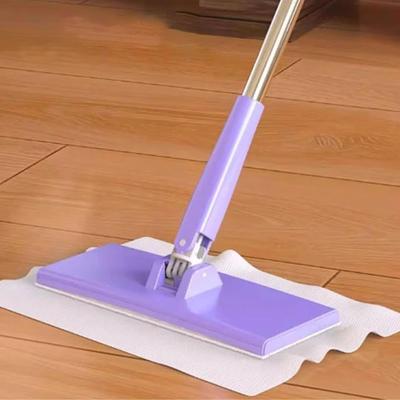 Hands-Free Small Mop Wet and Dry Use 360 Rotation Dust Remover Paper Towel Mop Home Cleaning Tools Cleaning Mops