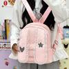 Cute Polka Dot Lop Ear Bunny Backpack 2026 Spring Summer Student Schoolbag Casual Daily Travel Shoulder Bag