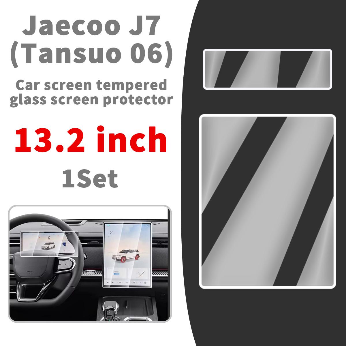 

For Jaecoo J7 7 Chery Tansuo 06 2025 2025 2026 Car Protector Tempered Glass Screen Protector Anti-scratch Screen Film For jaecoo J7