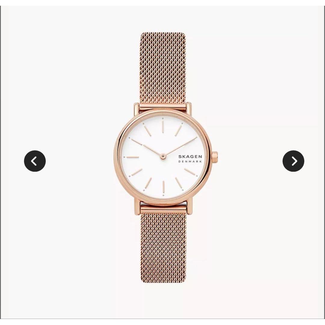Used Price reduction!! [SKAGEN] Rose gold quartz watch