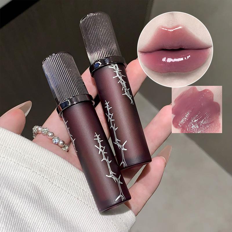 Secret Language of Thorns Lip Glaze Matte Matte Velvet Long-lasting Rich Makeup Lipstick Lip Mud