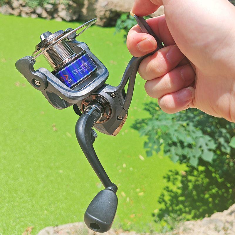 Interchangeable Hand Fishing Reel - Durable Long Cast with Metal Core and Plastic Shell for Sea Fishing