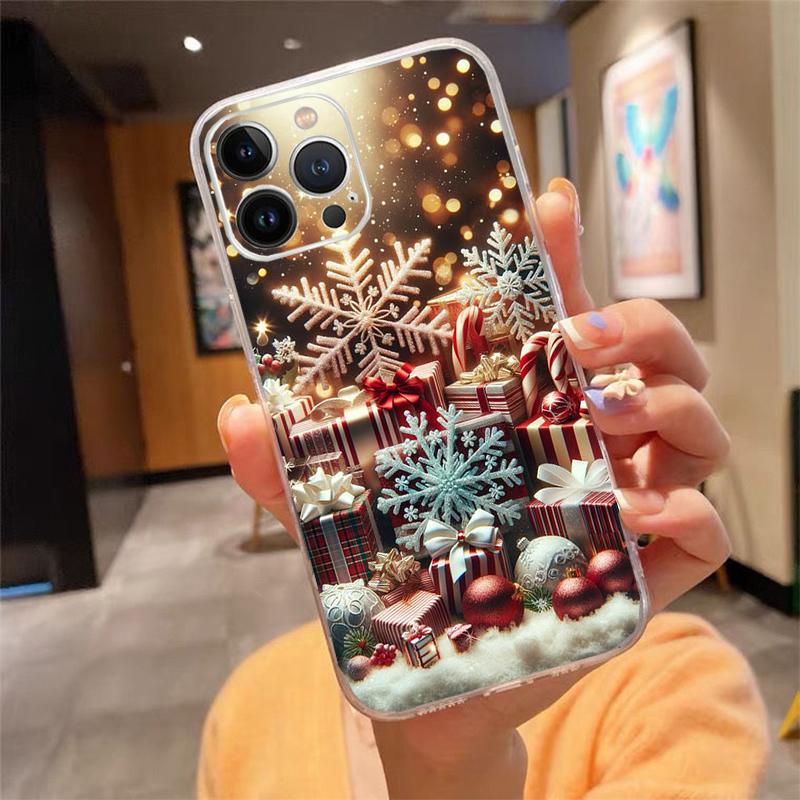 Christmas Art Phone Case For iphone 17 Pro Max 17 Air 16 15 14 13 Pro Max 15 16 Pro 15Plus Christmas Art