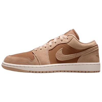 Air 1 Low Legend Medium Brown Chalk Women Sneakers Tan Light-British-Tan DC0774-205