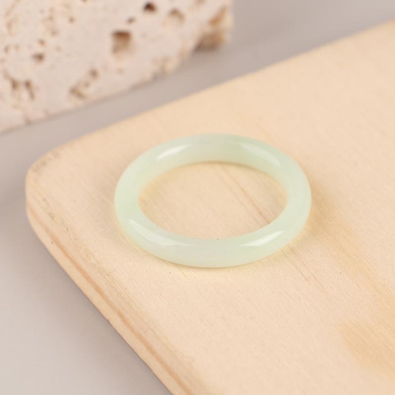 

Невыцветающее вегетарианское кольцо с имитацией нефрита, тонкое кольцо для женщин, винтажные украшения, аксессуары для девочек, подарки светло-зеленый