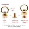 Makeup & Accessories Kit: Lipstick Bag, Nipple Stud, D-Ring/D-Buckle Tools, Monk Head Bag, DIY Screws