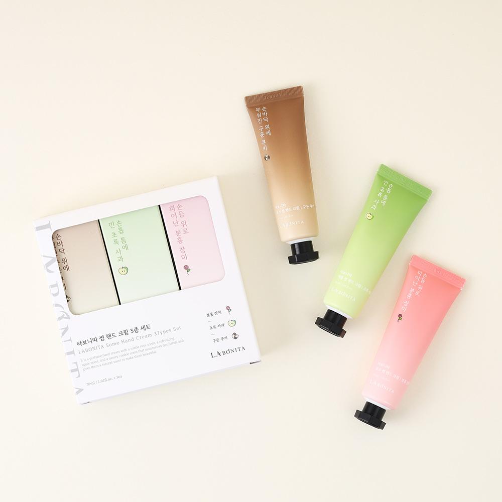 LABONITA Set Cremă de Mâini 3 Tipuri 30ml*3 Buc.