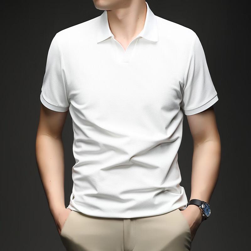 Firstview Men's Summer Cooling UV Protection Short-Sleeve Polo Shirt FV26C1057