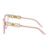 Versace Temple logo acetate fiber irregular optical frame unisex couple model pink 12098471 VE3358B-pink 54