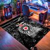 Tapis logo Partizan pour Salon Chambre Maison Décoration Canapé, Tapis de Sol Antidérapant pour Jeux d'Enfants