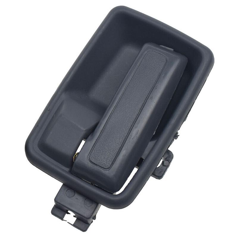 1 Pair Car Interior Door Handles With Bezel Set 8971506473 8971506463 Fit for Isuzu Rodeo Honda Passport Black Plastic