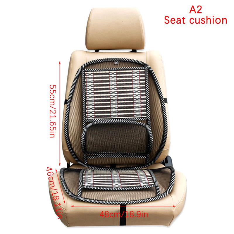 Summer Universal Office Chair Breathable Lumbar Back Support Spine Posture Correction Back Pillow Car Cushion For Car Truck Seat