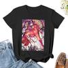 Jyuha Evangelion Damen T-Shirt Lässige Sommer Kurzarm Tops