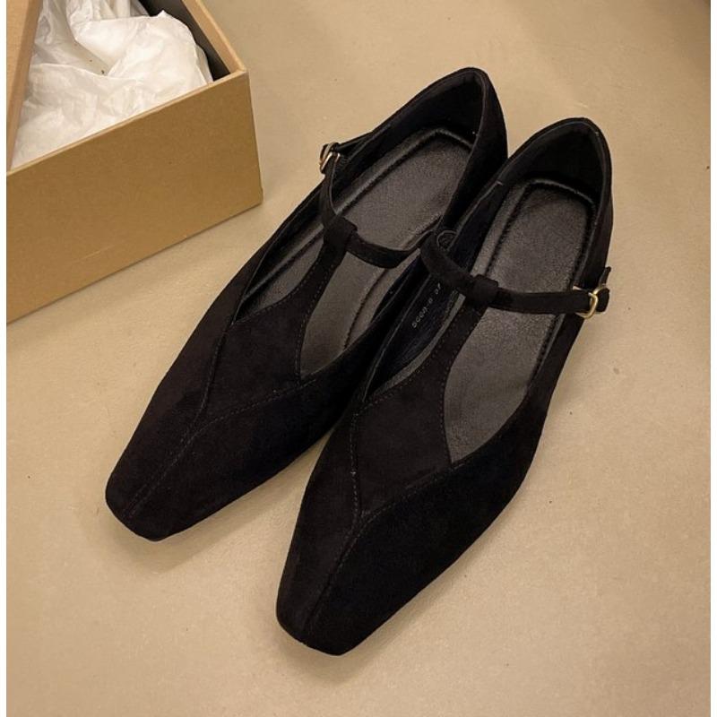 

Модные Новые Ретро Удобные Балетки Женские Повседневные На Низком Каблуке Ремешок с Пряжкой Мэри Джейн Женские Туфли-Лодочки Zapatos De Muje 35 чёрный