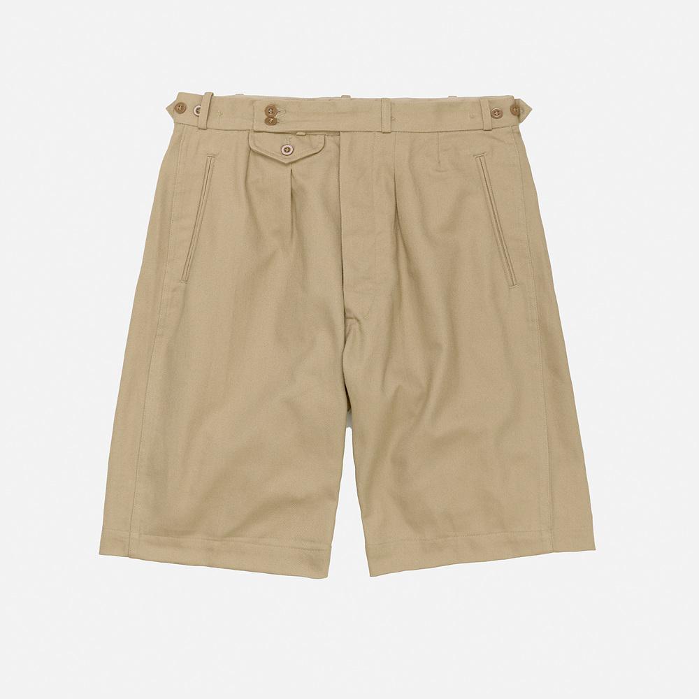 Waiemssielkeiwai German Type Navy Tropical Short Pants - Khaki