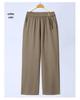 Summer 2026 Mom's Wide-Leg Drape Pants - Lightweight, Loose, Straight-Leg for Middle-Aged and Elderly Women