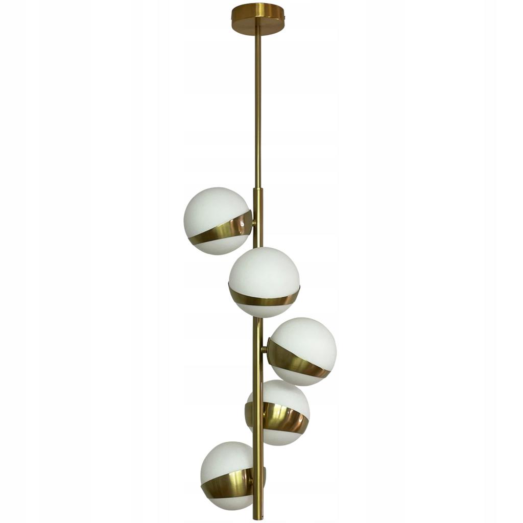 Pendant Lamp Ceiling Chandelier Balls Gold Modern Led Milky