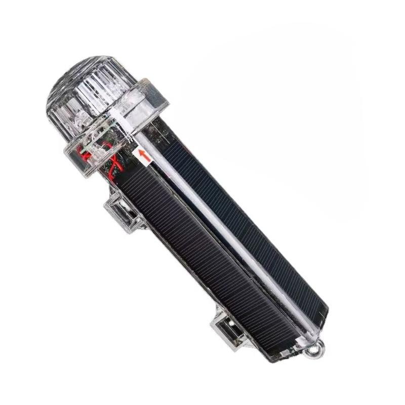 Solar Powered Marine Signal Lights Navigation Signal Lights Waterproof Led Warning Lights Yacht And Fishing Boat Accessories One