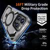 Warrior Anti-Drop Magnetic Case for iPhone 17 Pro Max: Heat Dissipation Armor Protective Cover