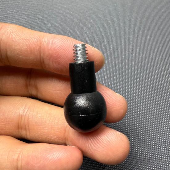 17mm/25mm Kulehodeadapter Enkel Justering M6/M8/M10 Bolt Kulehodeadapter Telefonholder Biltilbehør