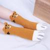 Women Fashion Winter Soft Plush Sleeping Socks Floor Socks Cat Paw Coral velvet socks