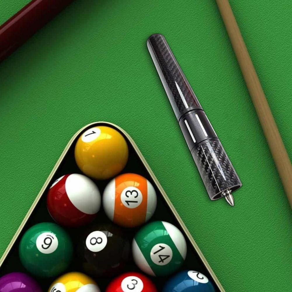 Cue Stick Billiard Sticks Pool Cue Extender Butt End Lengthener Parts Carbon Fiber Handle Accessory For Men And Women Outdoor