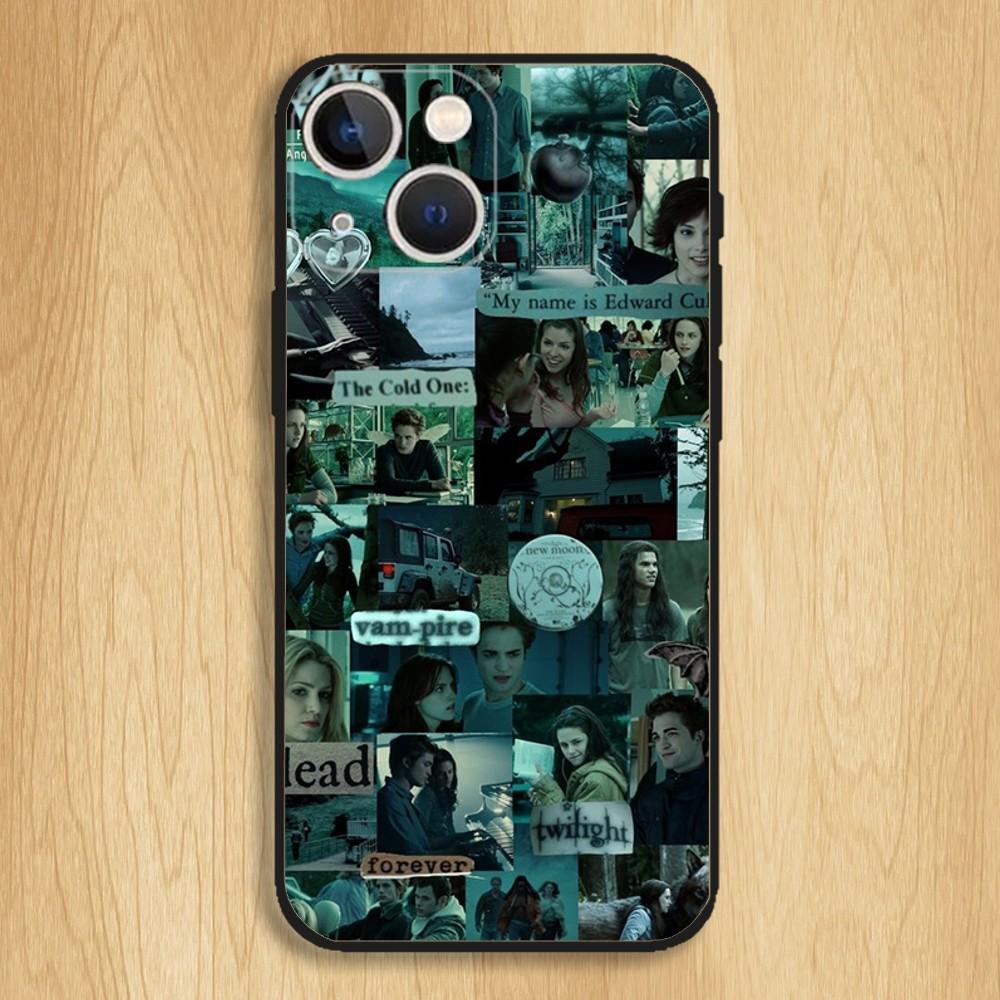 Twilight TV Series Phone Case For iPhone15,14,13,12,11,Pro,Max,Plus,Mini,X,XS,XR,8,7,6,S,Plus,SE Soft Black Case