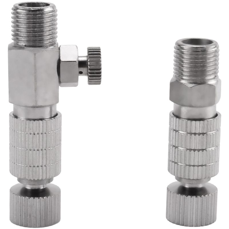 A84X-15Stk Airbrush Adapter Set Airbrush Schnellkupplung Trennkupplung Adapter Set Anschlussstück Set Buchsenanschluss