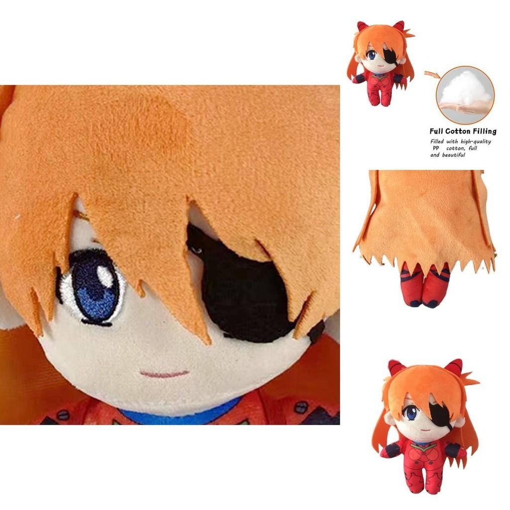 Neon Genesis Evangelion Asuka Langley Soryu Plush Toy Stuffed Doll Gift Kid Xmas