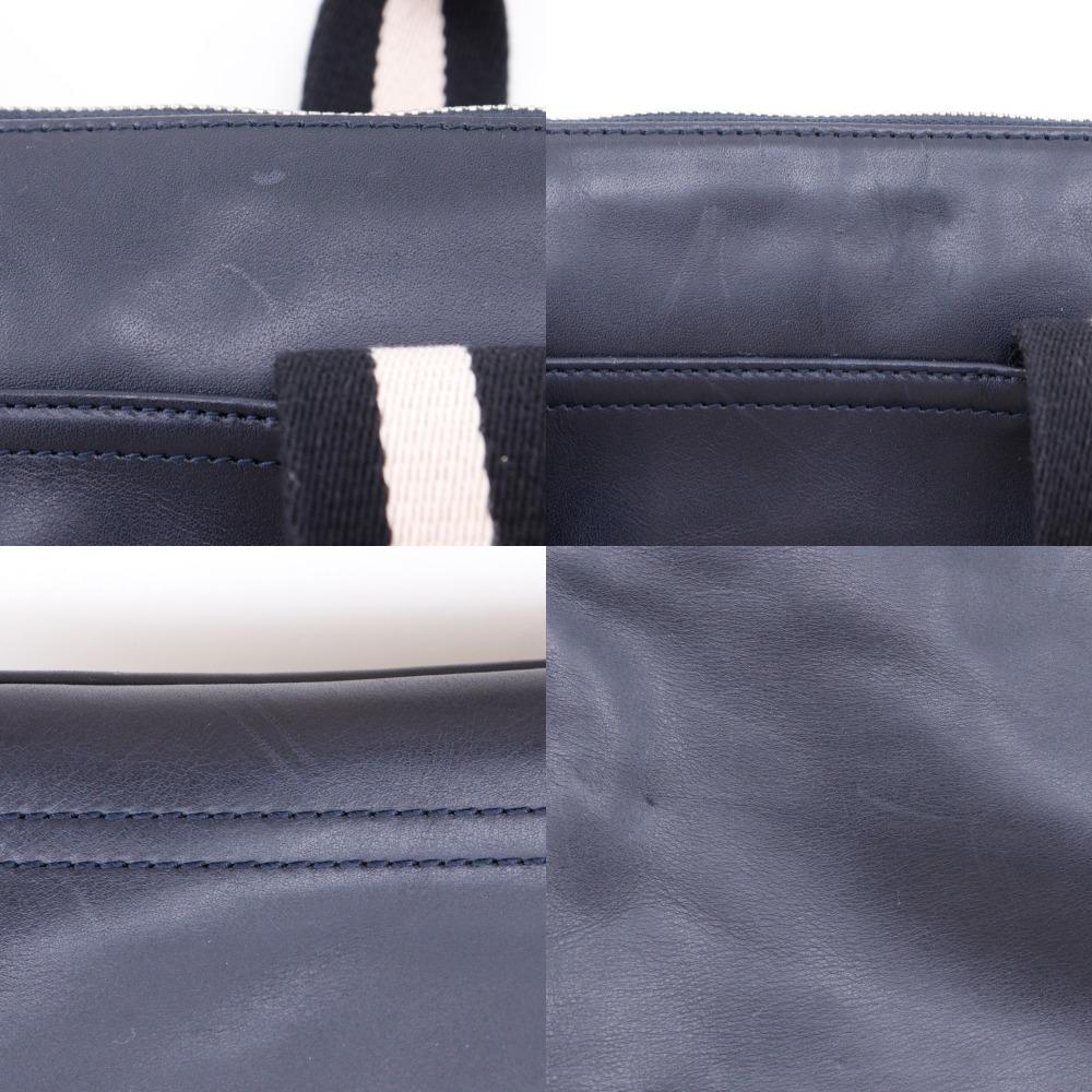 Bally TIGAN Business Bag 2WAYShoulder Black Calfskin Mens Used